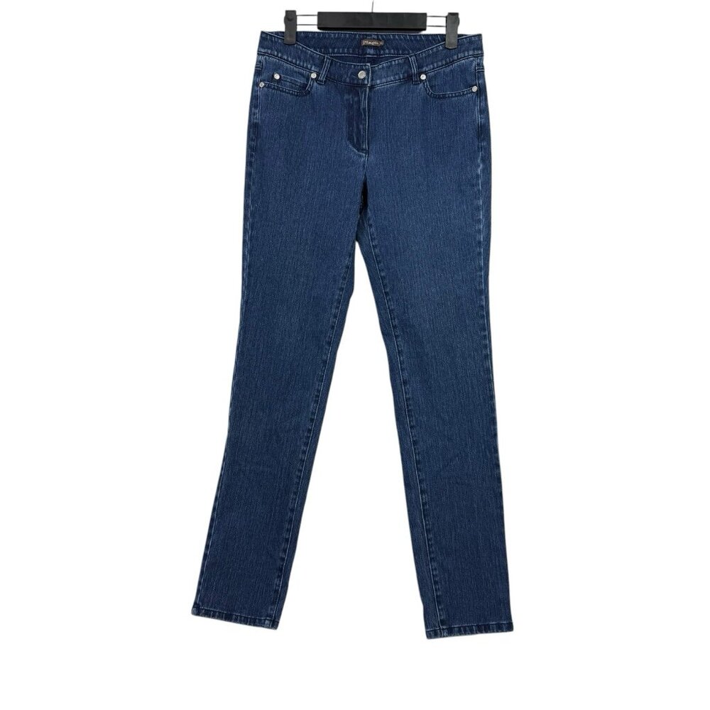 J McLaughlin Blue Denim Jeans Size 6 Skinny Leg Stretch